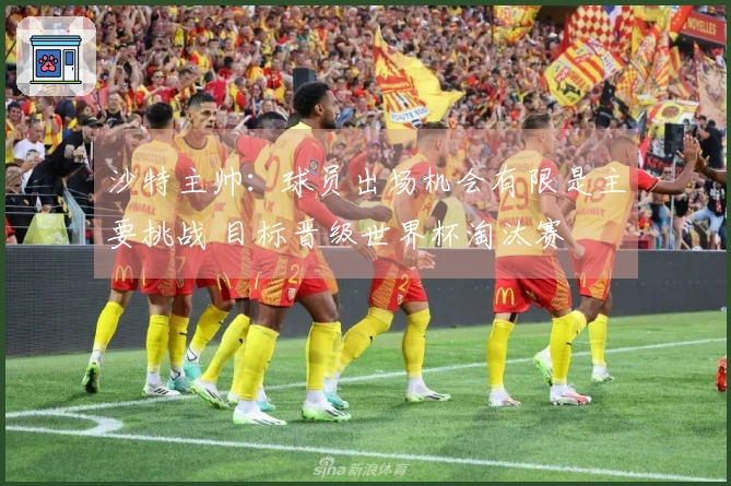 沙特主帅：球员出场机会有限是主要挑战 目标晋级世界杯淘汰赛